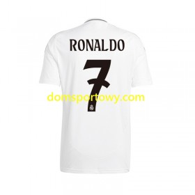 Koszulka Real Madryt Cristiano Ronaldo 7 Domowe Koszulki Piłkarskie 2024-2025 Krótki Rękaw